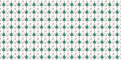 Christmas patterns designed in doodle style in bright colors vector