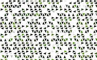 Light Green vector backdrop with lines, triangles.