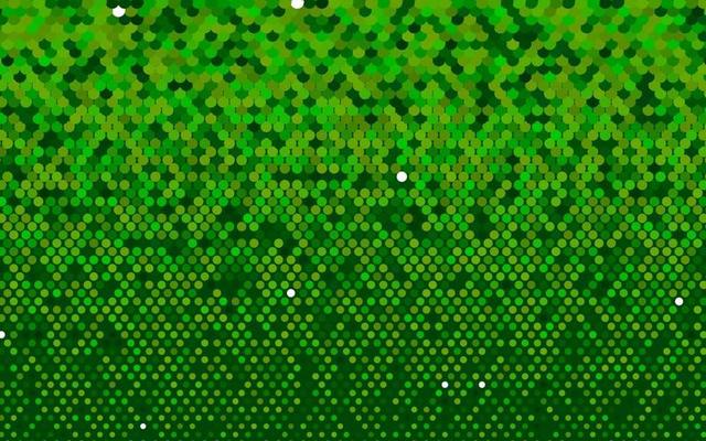 Light Green vector cover with spots.