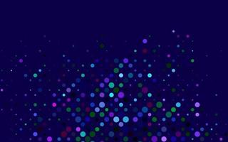 Light Multicolor, Rainbow vector background with bubbles.