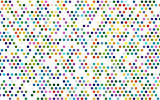 Light Multicolor, Rainbow vector backdrop with hexagons.