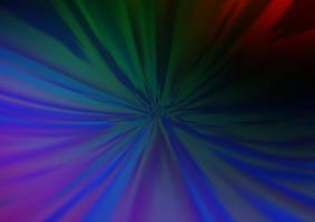 Dark Multicolor, Rainbow vector glossy abstract background.