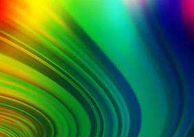 Light Multicolor, Rainbow vector blurred shine abstract background.