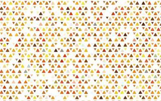 Light Orange vector backdrop with lines, triangles.