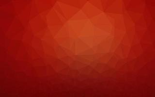 Light Red vector abstract polygonal cover.