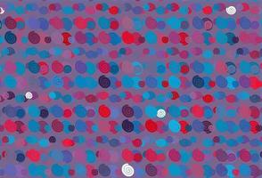 Light Blue, Red vector pattern with lamp shapes.