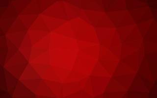 Light Red vector polygonal template.