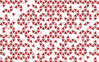 textura transparente de vector rojo claro en estilo triangular.