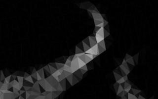 Dark Silver, Gray vector polygon abstract layout.