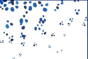 Light BLUE vector template with bubble shapes.