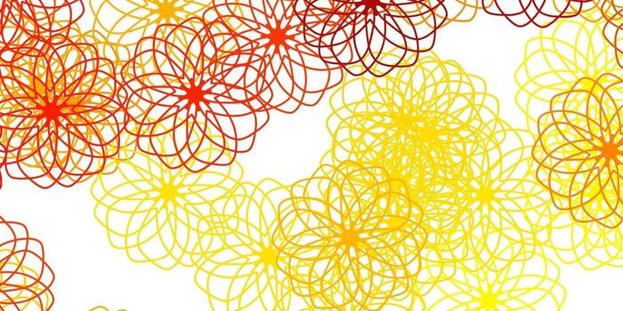 Light Orange vector texture with disks.