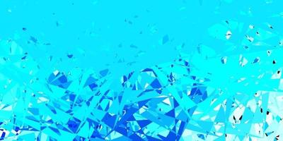 Light blue vector background with triangles.