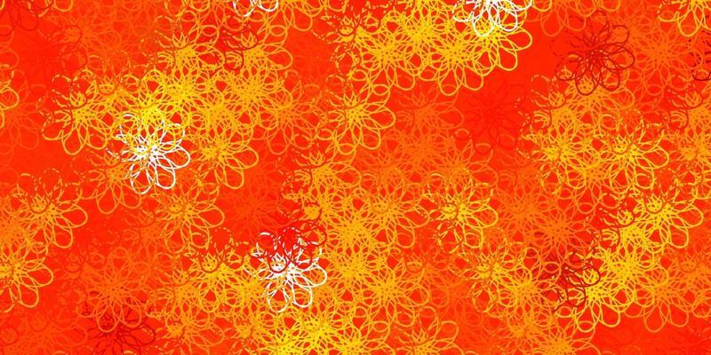 Light Orange vector template with wry lines.