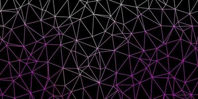 Light pink vector triangle mosaic template.
