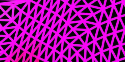 Dark purple, pink vector poly triangle layout.