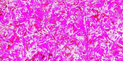 Light purple, pink vector texture with random triangles.