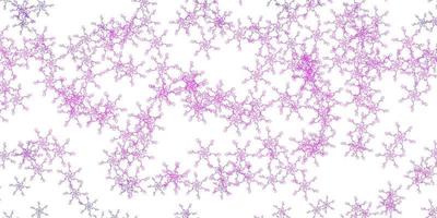 Light Purple, Pink vector background with bent lines.