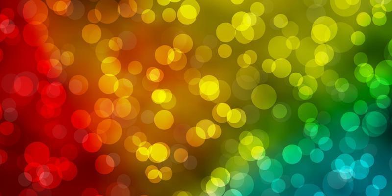 Light Blue, Yellow vector template with circles.