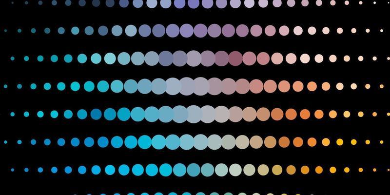 Dark Blue, Yellow vector layout with circle shapes.