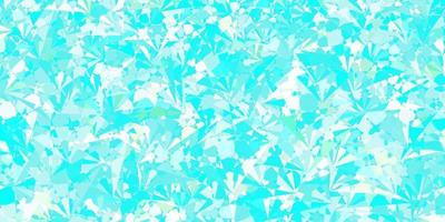 Light Blue, Green vector layout with triangle forms.