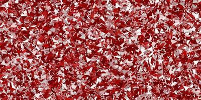 Light red vector texture with random triangles.