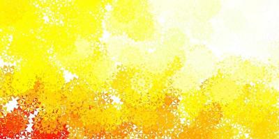 Light Red, Yellow vector pattern with colored snowflakes.