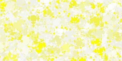 Light Yellow vector texture with random triangles.