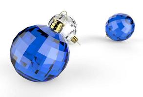 Christmas baubles elements photo