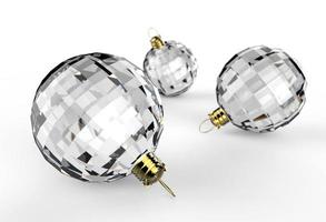 Christmas baubles elements photo