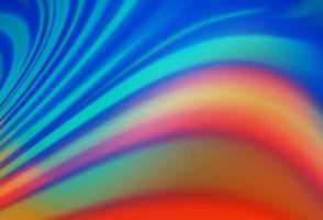 Light Blue, Red vector background with bent lines.