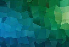 Dark Blue, Green vector triangle mosaic template.