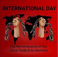 International day of the remembrance of the slave and its abolition vector illustration