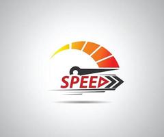 Speed. Logo racing event. Speedometer