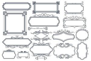 varios estilos de cuadros de texto están diseñados para su uso en cómics e ilustraciones vector