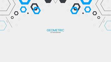 Background geometric abstract flat with polygon object vector