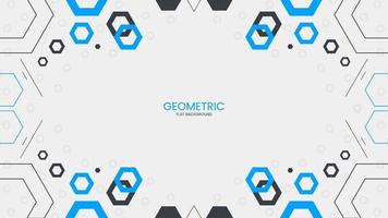 Background abstract geometric flat with polygon object vector