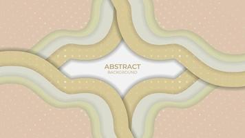 Abstract arab element soft background yellow color beautiful with light dot texture vector