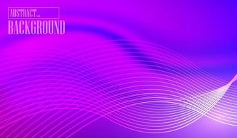 Wave lines with blend effect on fluid gradient abstract background colorful liquid poster. Vector Illustration For Wallpaper.