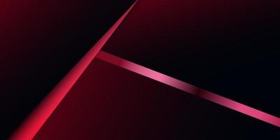 Abstract black and red dimension layers background vector