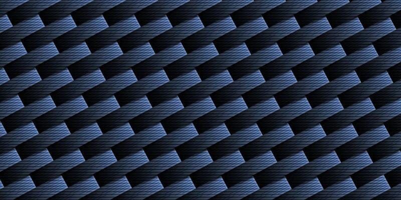 Geometric texture, repeating 3d brick abstract pattern vector.
