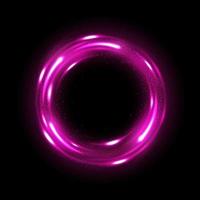 Rotating Magenta shiny with sparks. Suitable for product advertising, product design, and other. Vector EPS 10