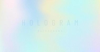 Abstract blurred gradient horizontal banner in holographic color style. Modern pastel color background with halftone pattern texture effect elements design. Vector illustration.