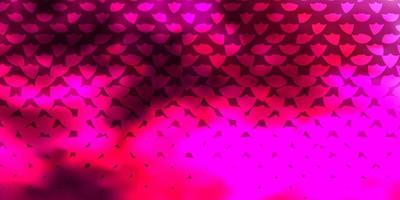 Dark Pink vector backdrop with rectangles.