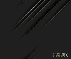 Premium background. Abstract luxury pattern. Gold glitter stripes background. Abstract gold line texture. Black pattern vector illustration.