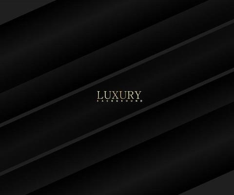 Abstract black luxury background with shiny lines. Elegant modern design