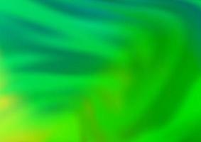 Light Green vector blurred shine abstract pattern.