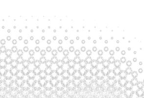 Light silver, gray vector backdrop with dots.