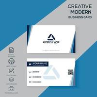 Modern, Corporate business card abstract printable ready card vector