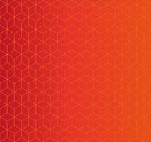 vector illustration of orange background with hexagonal stripes