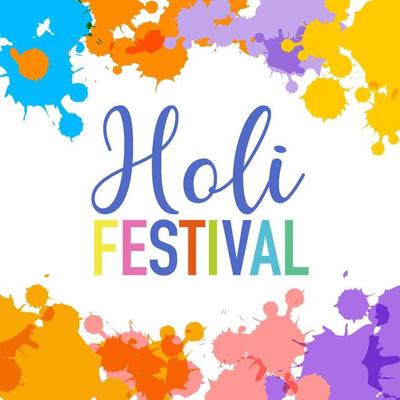 Happy Holi Festival Colourful Poster